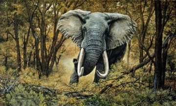 Elephant Painting - elephant mock